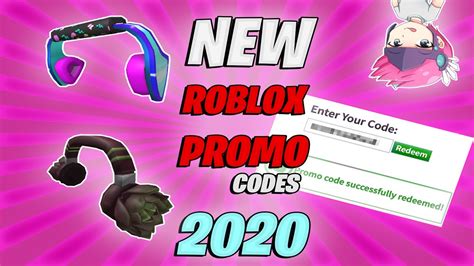 New Roblox Promo Codes 2020 Roblox Youtube
