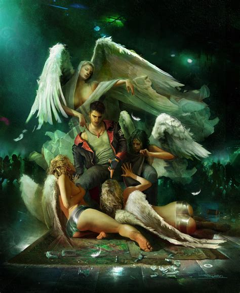 Wallpaper Illustration Video Games Angel Devil May Cry Mythology