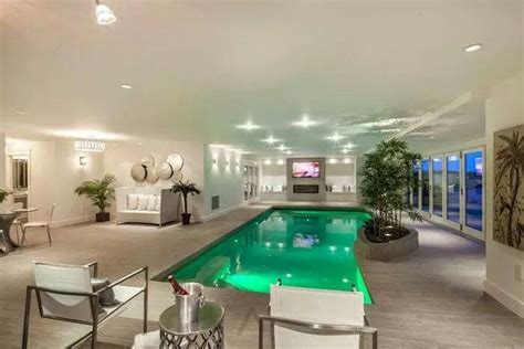 Sick Indoor Pool Resort Living Elegant Home Decor