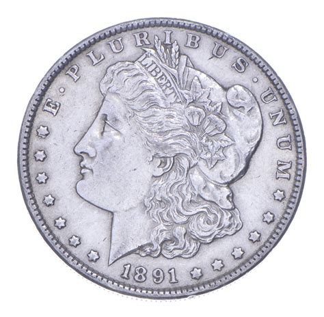 Ww Early 1891 S Morgan Silver Dollar 90 Us Coin Nice Coin