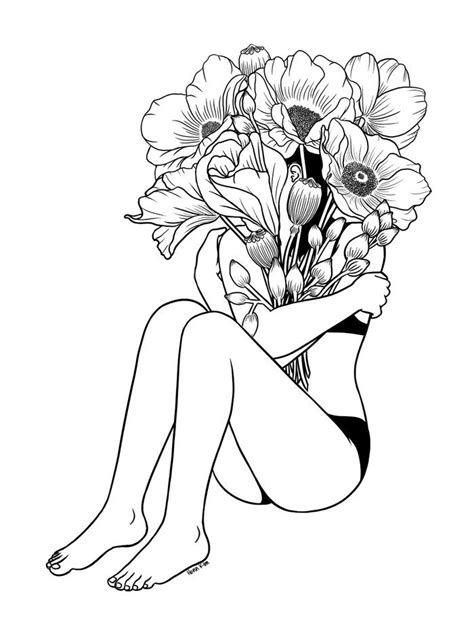 Just like a flower that needs watering to grow, learn to nurture yourself in every way. 1000drawings: " Love Myself by Henn Kim " | Arte ...