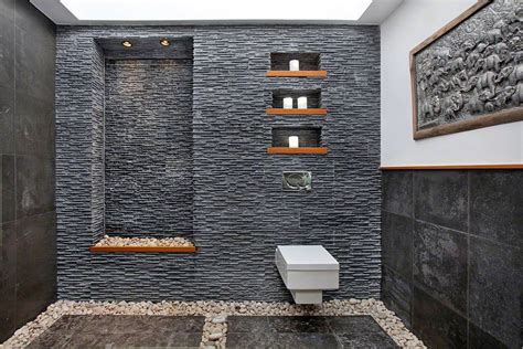 Black Slate Bathroom Tile Everything Bathroom