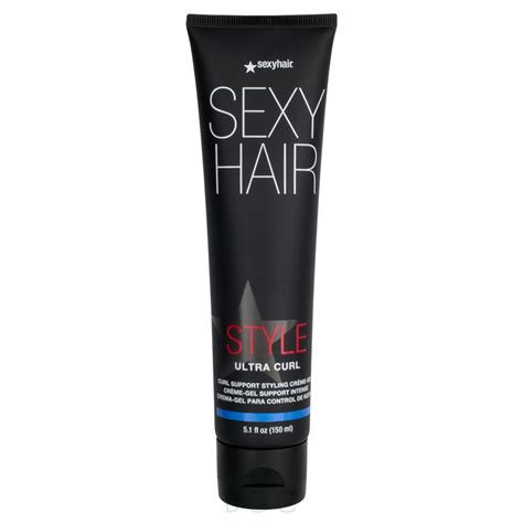 Efficiency depends on the duration your gel will maintain your curls. Curly Sexy Hair Ultra Curl Support Styling Creme-Gel ...