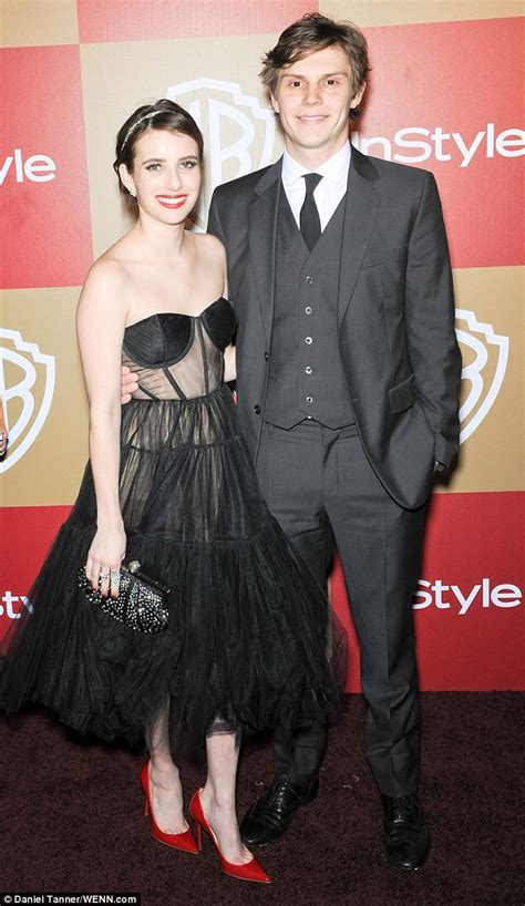 Emma Roberts and boyfriend Evan Peters 'definitely back ...