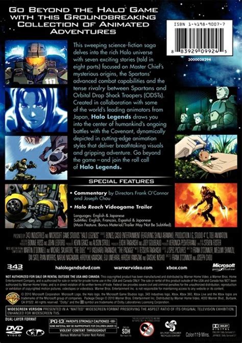 Halo Legends Dvd 2010 Dvd Empire