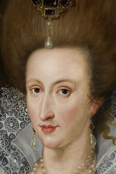 Head Of Portrait Of Anne Of Denmark Version Of De Critz