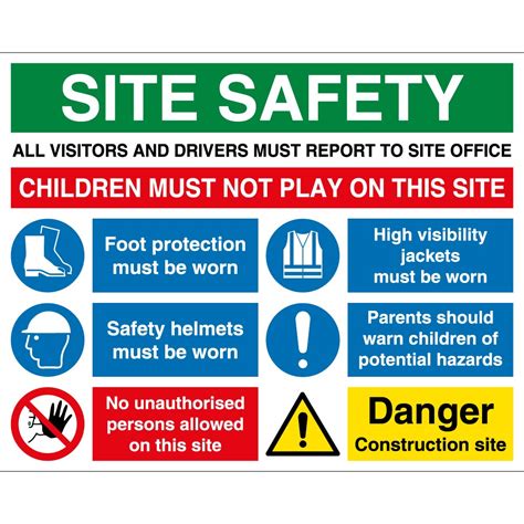 Construction Site Safety Signs - from Key Signs UK