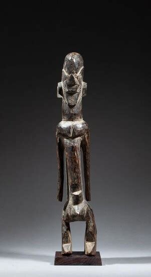 Statuette Presenting A Naked Hermaphrodite Standing With Long Arms