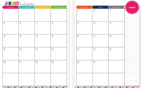 5 Best Images Of Two Month Calendar Printable Two Page