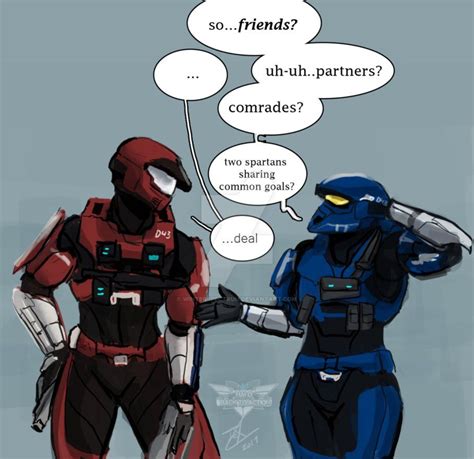 This Is The Beginning Of A Great Friendship By Winterspectrum Halo