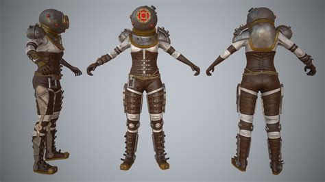 Bioshock Big Sister Armor Wip 2 At Fallout 4 Nexus Mods And Community