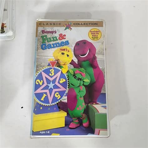 Barney Barneys Fun And Games Vhs 1996 1041 Picclick