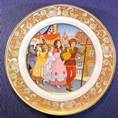 Grimms Fairy Tales Collector Plate The Golden Goose Franklin Porcelain