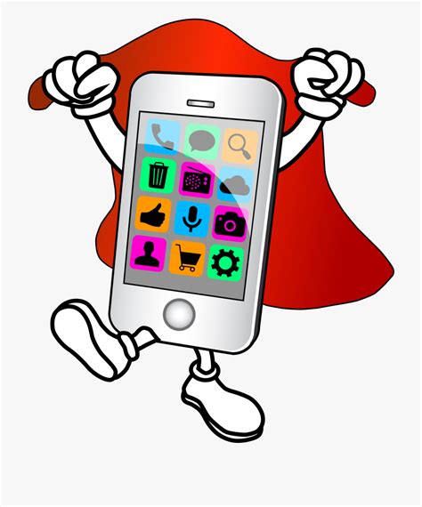 Cell Phone Cartoon Clip Art Clipart Collection Cliparts