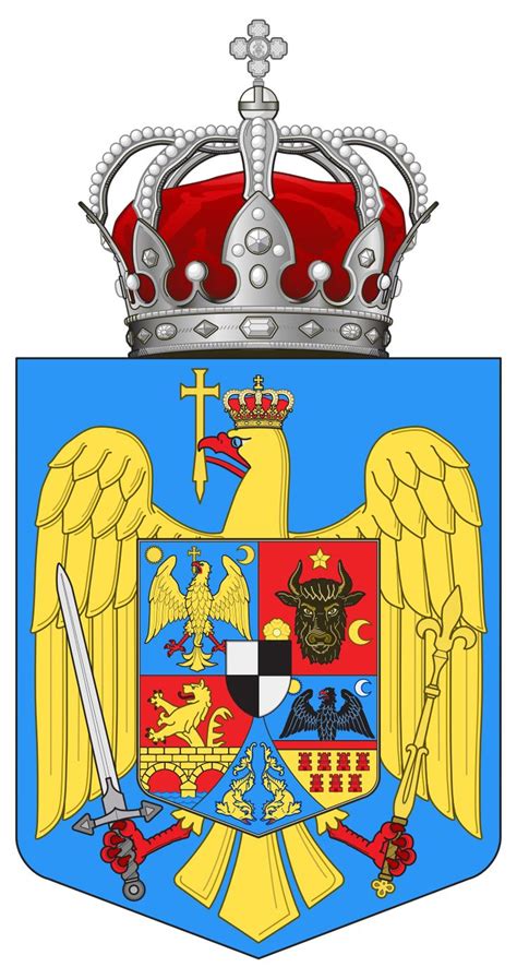 Kingdom Of Romania Small Coa Coat Of Arms Of Romania Wikipedia