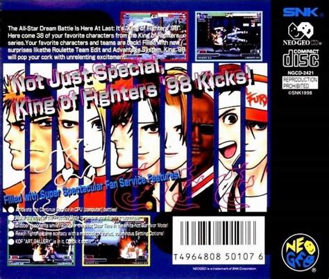 The King Of Fighters 98 The Slugfest Box Shot For Neo Geo Gamefaqs