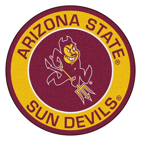 Fanmats Ncaa Arizona State University 27 In Round Roundel