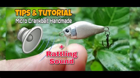 Making Micro Crankbait Handmade Terbaru Dengan Rattling Sound Youtube