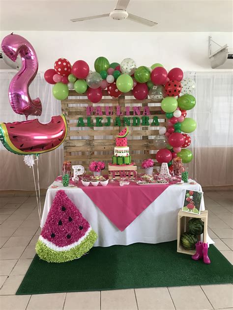 Watermelon Birthday Party Theme