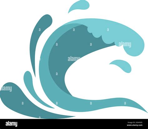 Little Wave Icon Cartoon Style Stock Vector Image And Art Alamy