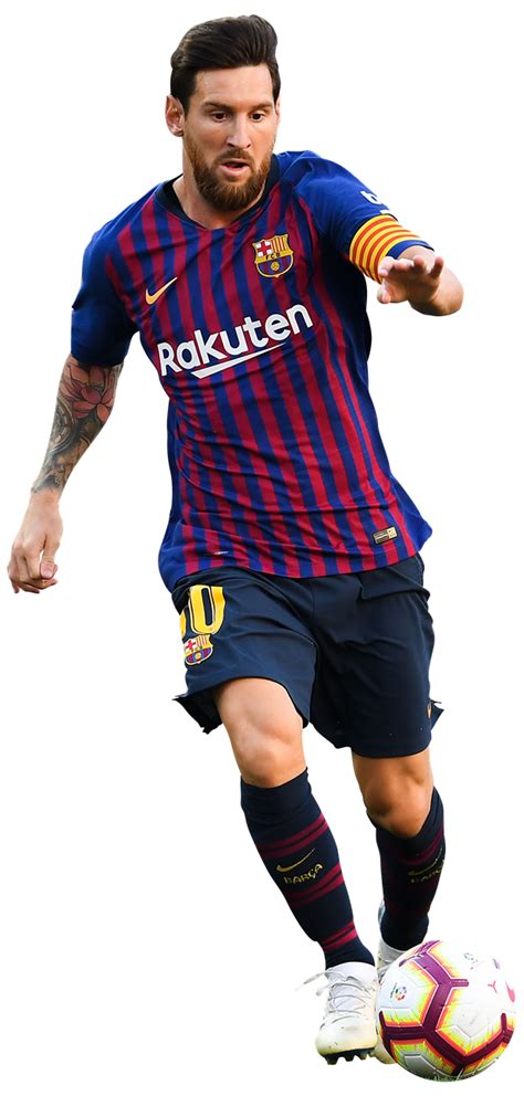 Lionel Messi Football Render 70271 Footyrenders Images And Photos Finder
