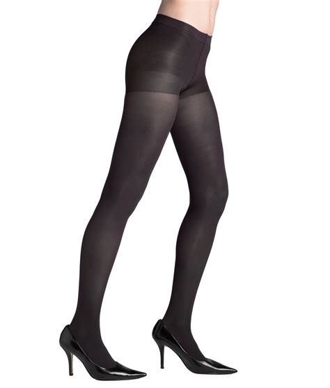 hue womens opaque control top tights style 4690