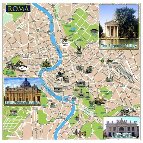 Mapa Tur Stico De La Ciudad De Roma Roma Italia Europa Mapas Del Mundo