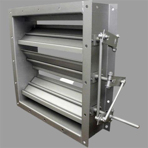 Stainless Steel Air Duct Damper For Volume Control Shape Rectangular