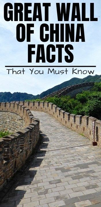 Looking For Great Wall Of China Facts Check Out These Popular And
