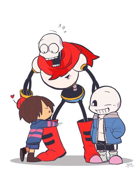 Undertale Sans Papyrus And Frisk