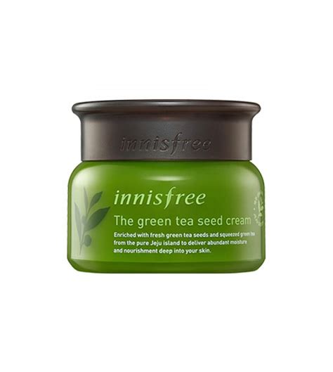The cream flows very smoothly!! Innisfree Green Tea Seed Cream - Mula Beauty