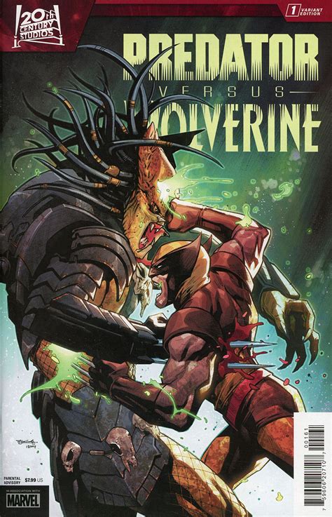 Predator Vs Wolverine 1 Cover G Variant Stephen Segovia Cover