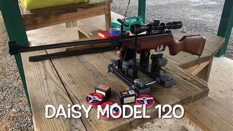 Daisy Model 120 177 Pellet Rifle At The Range Break Action Gamo YouTube