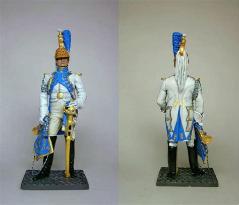 Trumpeter Dragoons Of The Guard France Tin Figure Mm Etsy