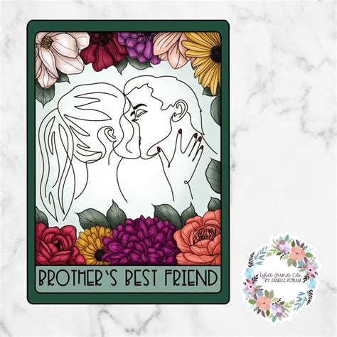 Brothers Best Friend Romance Tarot Card Trope Sticker Book Etsy Uk