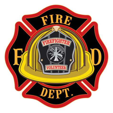 Royalty Free Firefighter Badge Clip Art Vector Images