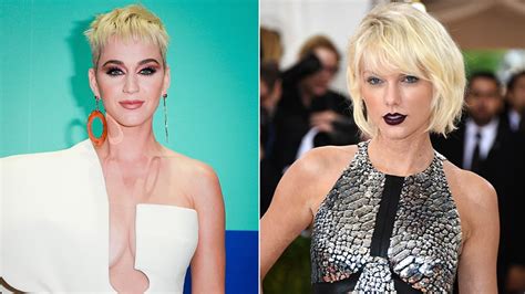 Katy Perry Ends Taylor Swift Feud With Actual Olive Branch Bbc News