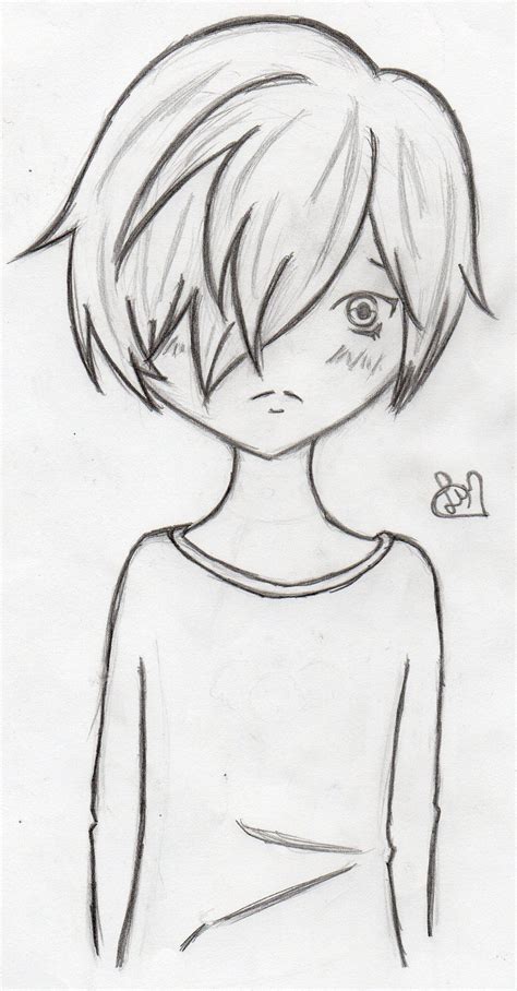 10 Best For Pencil Cute Anime Boy Drawing Easy Sanontoh