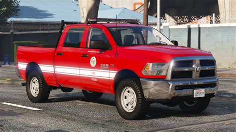 2016 Ram 2500 Pickup Truck Los Santos Fire Department Lsfdlafd