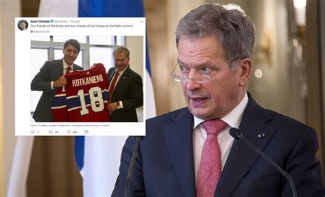 Ilo Ylimmillään Presidentti Niinistö Ja Kanadan Pääministeri