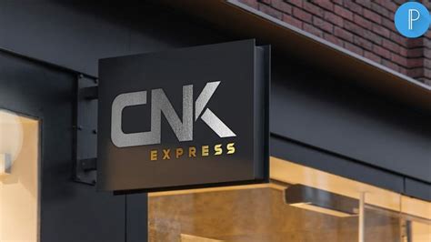 Cnk Express Logo Design Pixellab Professional Logo Vandy Design Youtube