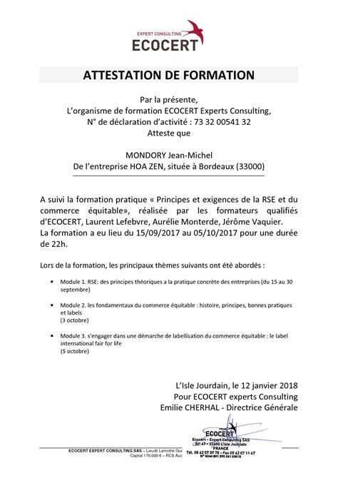 Attestation De Formation A Telecharger Niebechvatese Images And