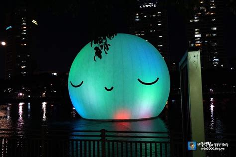 롯데월드타워에서 한 눈에 내려다보이는 호수. 석촌호수 슈퍼문 프로젝트 안내 / 슈퍼문 주차정보 관람꿀팁 ...