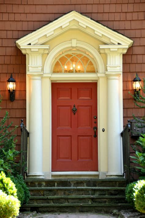 It is also a widely popular shade for a front door that makes even the plainest looking exteriors to stand out. 35 Different Red Front Doors (Many Designs & Pictures)