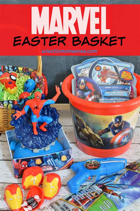 Marvel Easter Basket And Diy Avengers Fillable Eggs Eclectic Momsense
