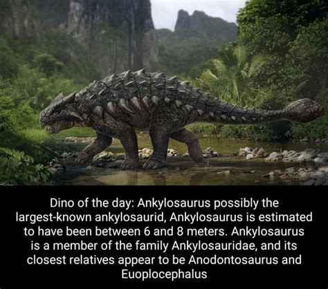 Ga Dino Of The Day Ankylosaurus Possibly The Largest Known