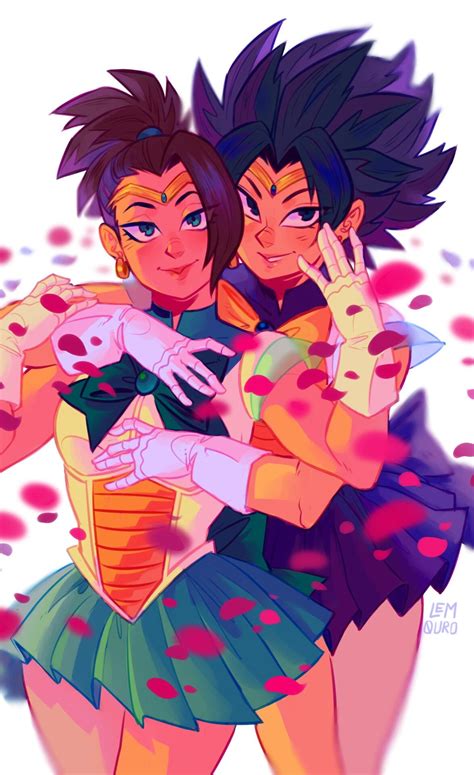 Caulifla And Kale Dragon Ball Super Manga Dragon Ball Anime Dragon Ball