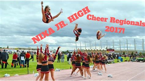 Nixa Jr High Cheer Team At Regionals 2017 Youtube
