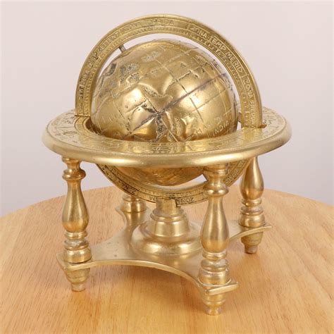 HEAVY Globe Detailed Horoscope / Calendar / World / Earth | Etsy