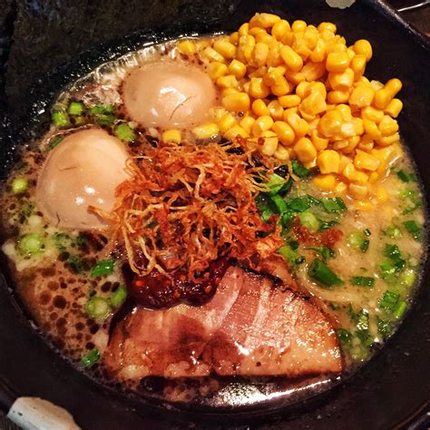 Most restaurants in houston accepts both cash and major credit cards. Black garlic ramen with corn from Jinya in Houston Texas ...